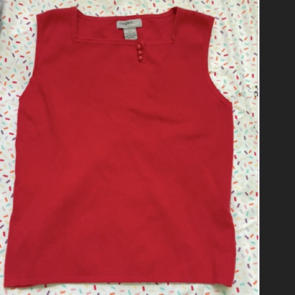 Women’s Red Sweater Vest